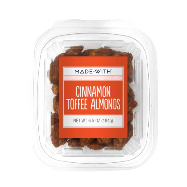 Made With Cinnamon Toffee Almonds Tub