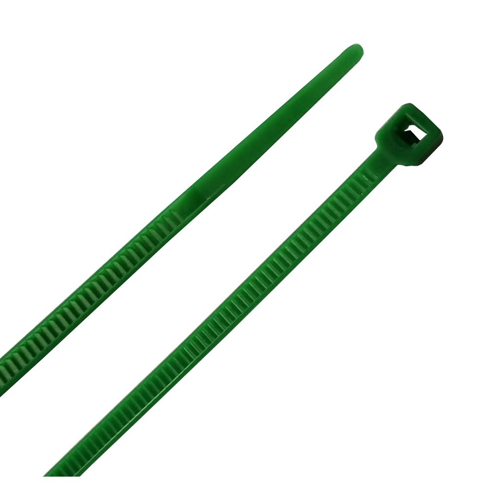 Home Plus 4 In. L Green Cable Tie 100 Pk