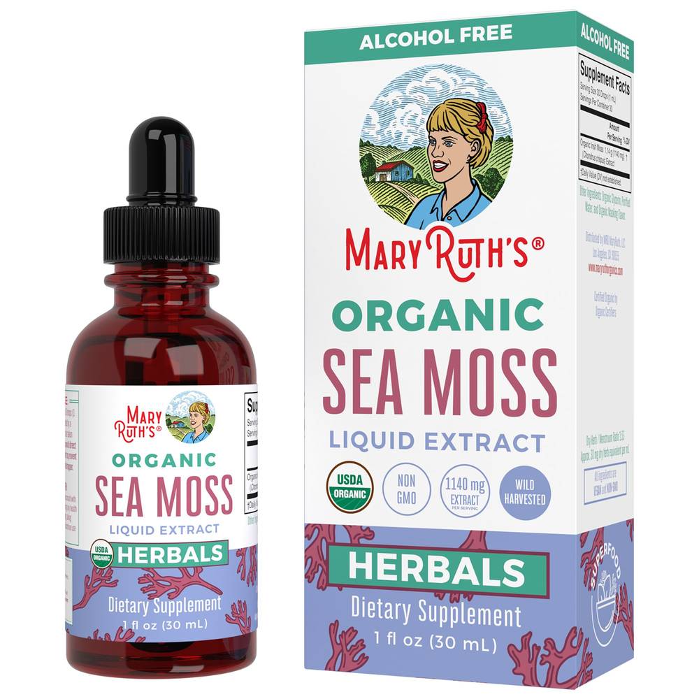 MaryRuth's Organic Sea Moss Liquid Drops (1 fl oz)