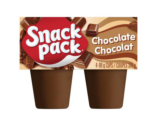 Snack Pack · Coupes de pouding au chocolat de Snack Pack® (4 coupes, 396 g) - Chocolate pudding (396 g)