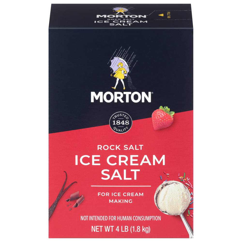 Morton Rock Salt Ice Cream Salt (4 lbs)