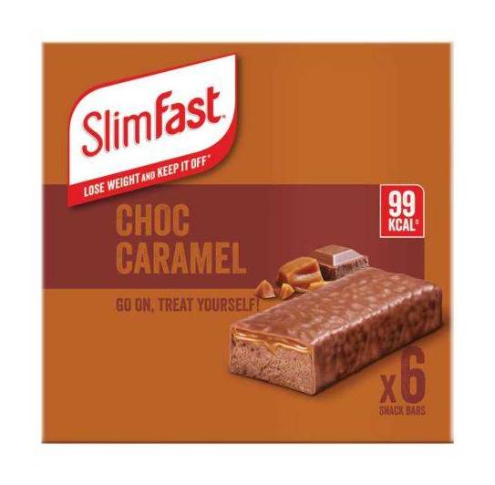 SlimFast Chocolate Caramel Treats - 6 x 26g (156g)