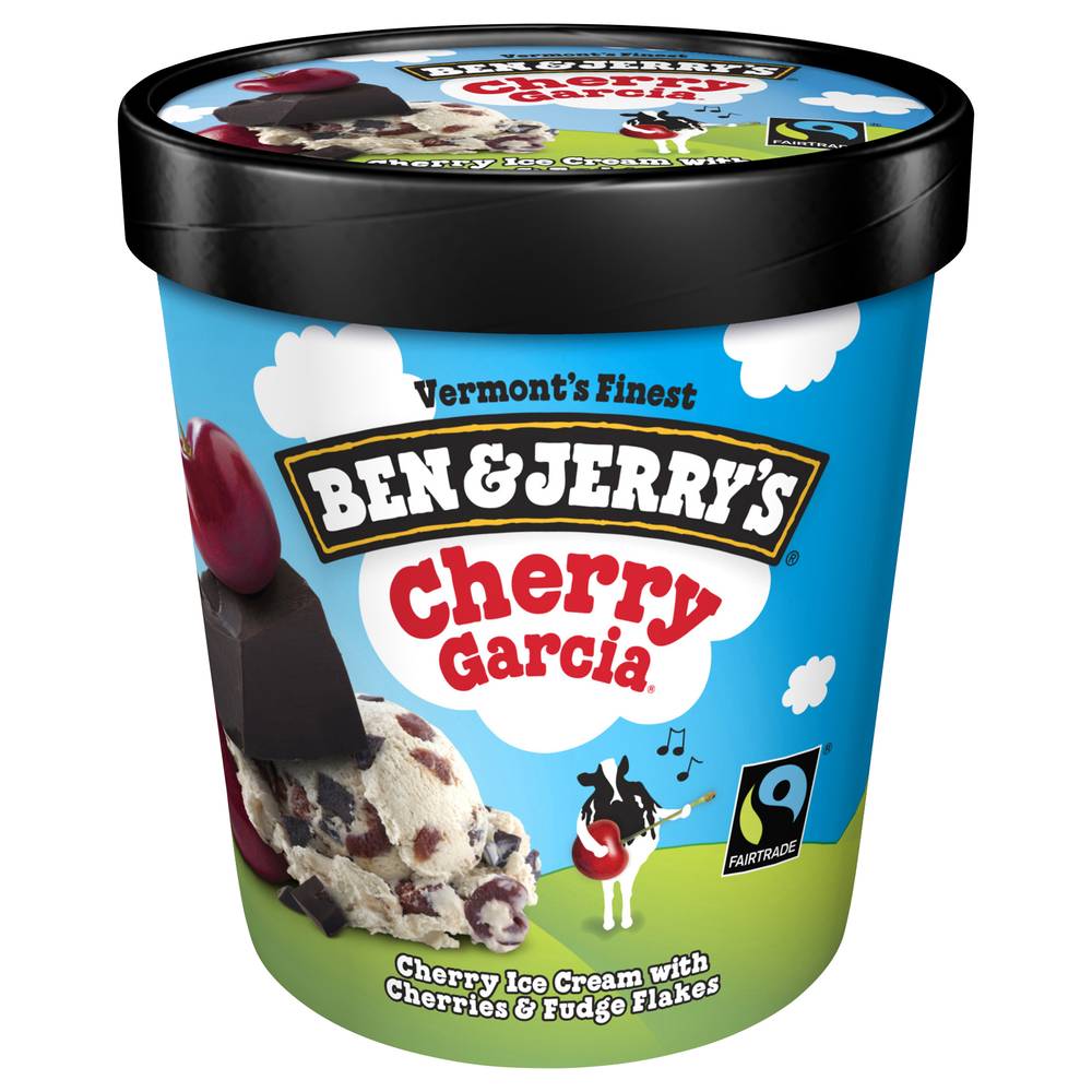 Ben & Jerry's Vermont's Finest Ice Cream, Cherry Garcia (16 fl oz)