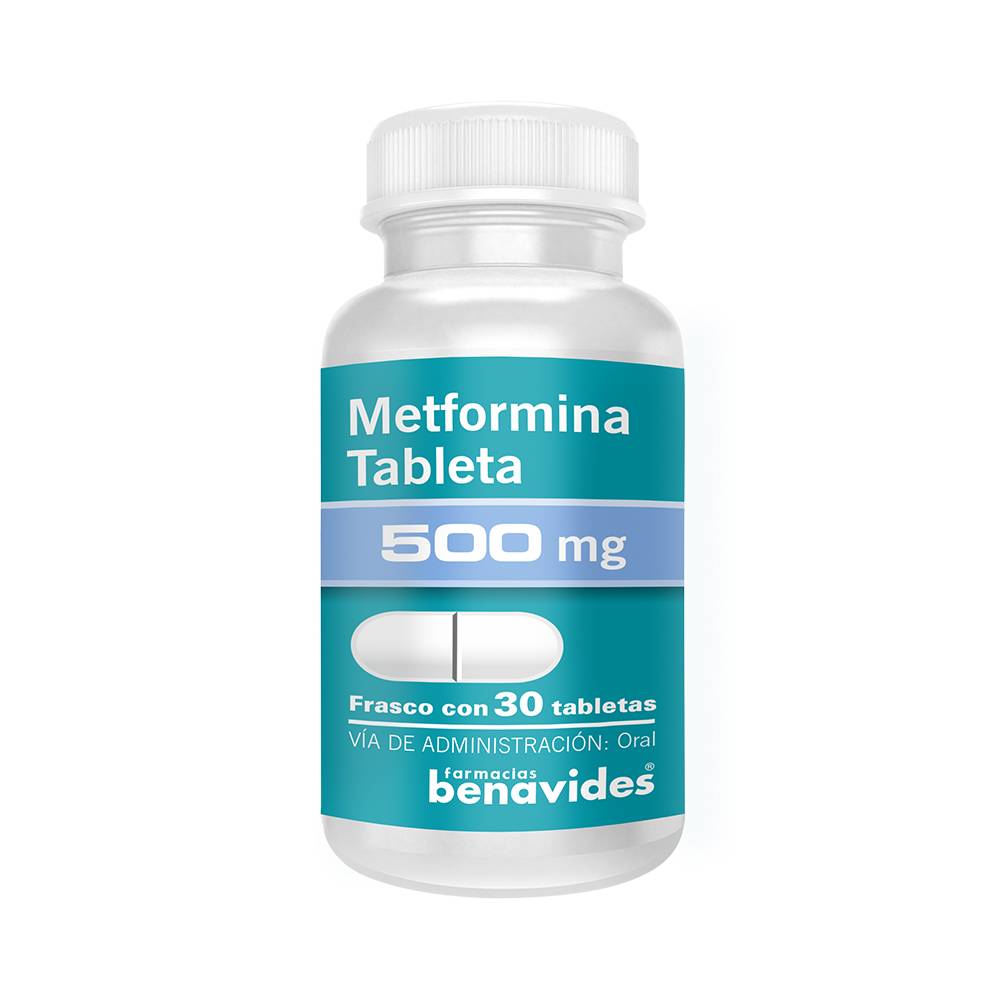 Almus metformina tabletas 500 mg (30 piezas)