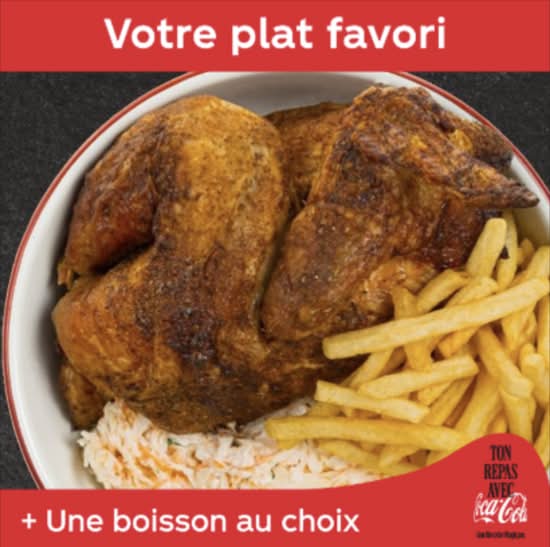 Menu 1/2 poulet