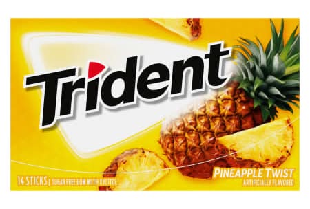 Trident® Pineapple Twist Sugar-Free Gum - 14 Sticks