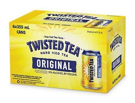Twisted Tea Original Hard Iced Tea (6 x 355 ml)