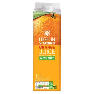 Co-op Orange Juice with Bits 1 Litre