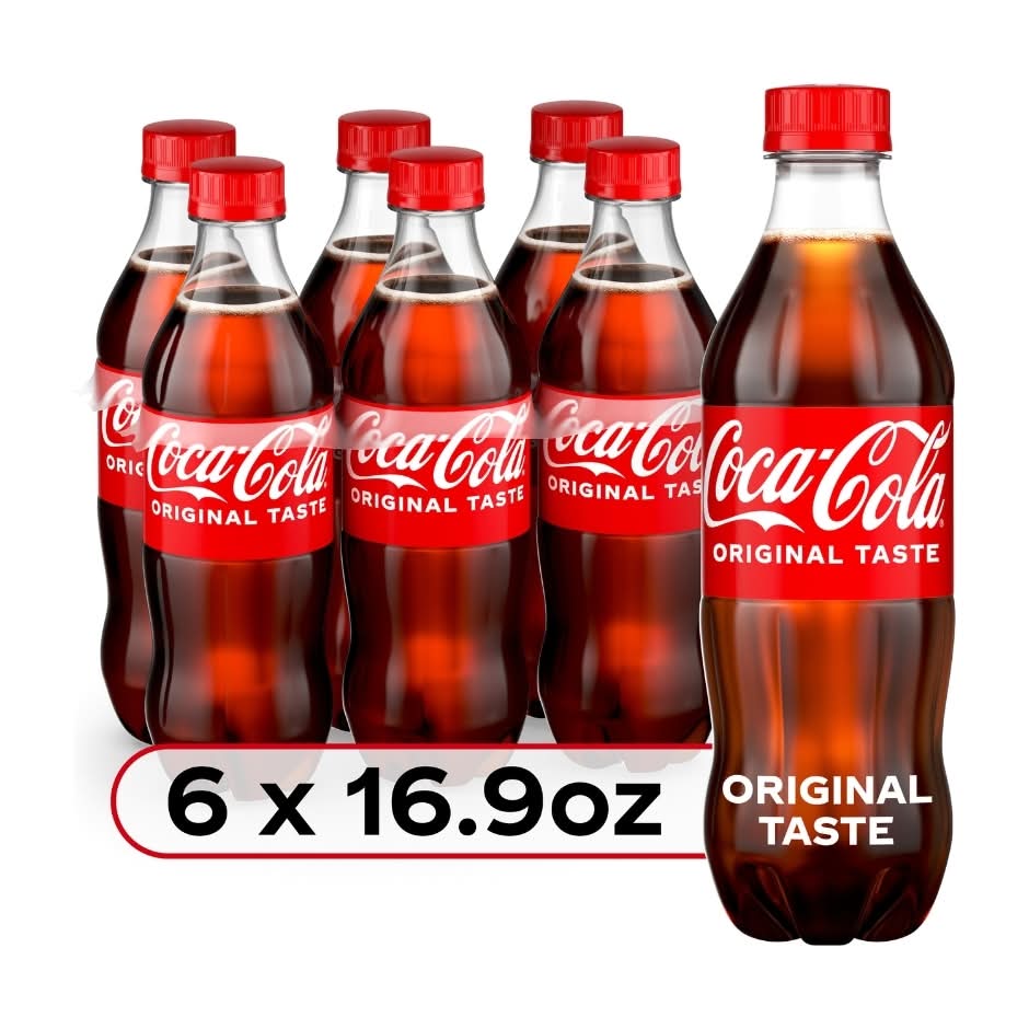 Coca-Cola Original Taste Soda (6 x 16.9 oz)