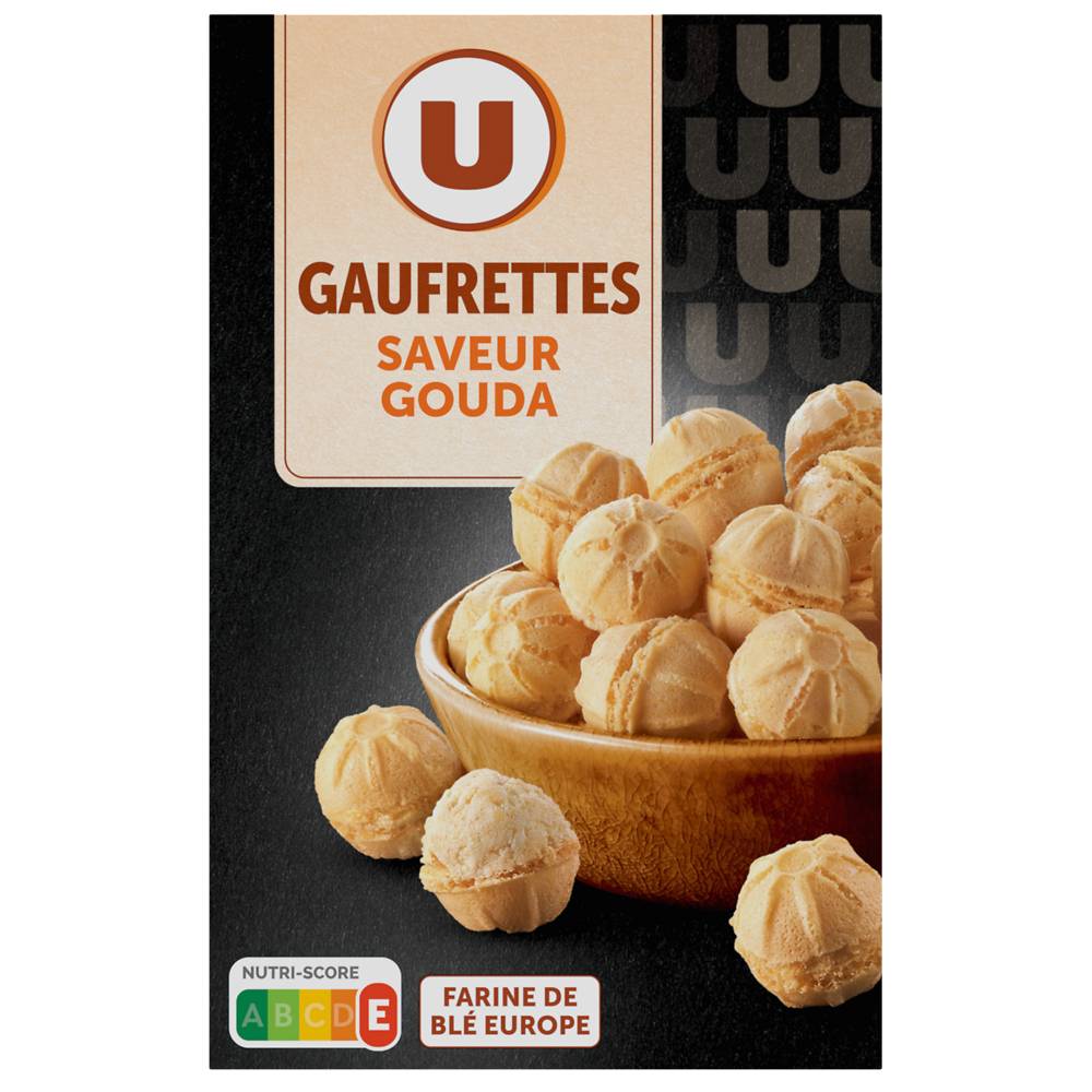 Produit U - Gaufrettes (gouda)