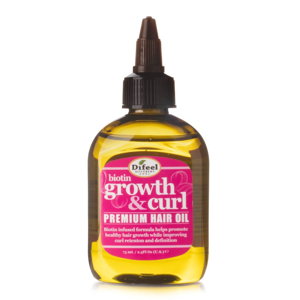 Difeel aceite crecimiento cabello rizado growth and curl (botella 75 ml)