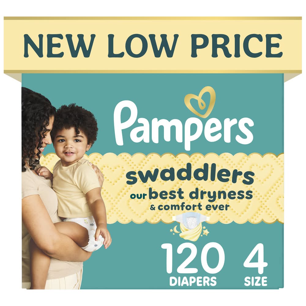 Pampers Swaddlers Diapers (120 ct)