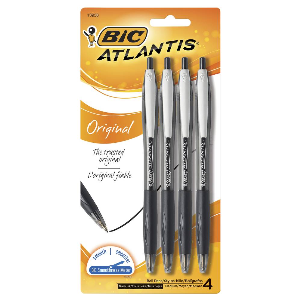 BiC Atlantis Retractable Ballpoint Pens Delivery Near Me Order Online