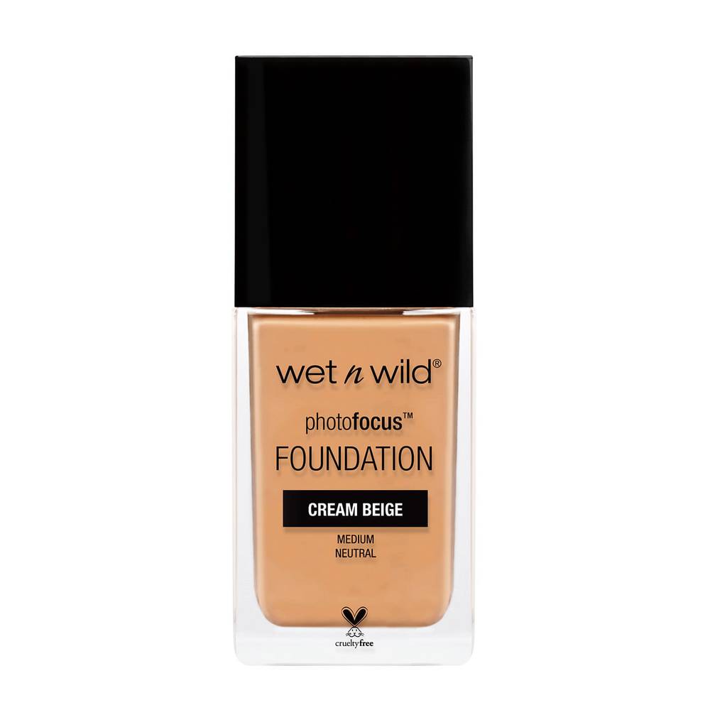 Wet n wild base de maquillaje líquido photofocus cream beige (30 ml)