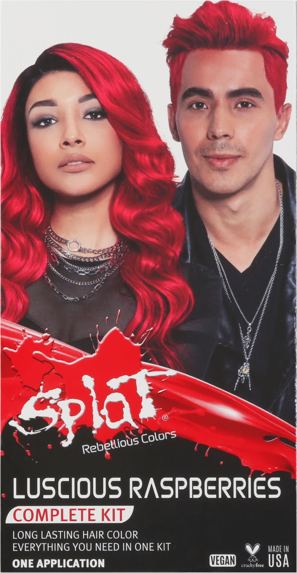 Splat Hair Color Kit, Luscious Raspberries (10.2 oz)