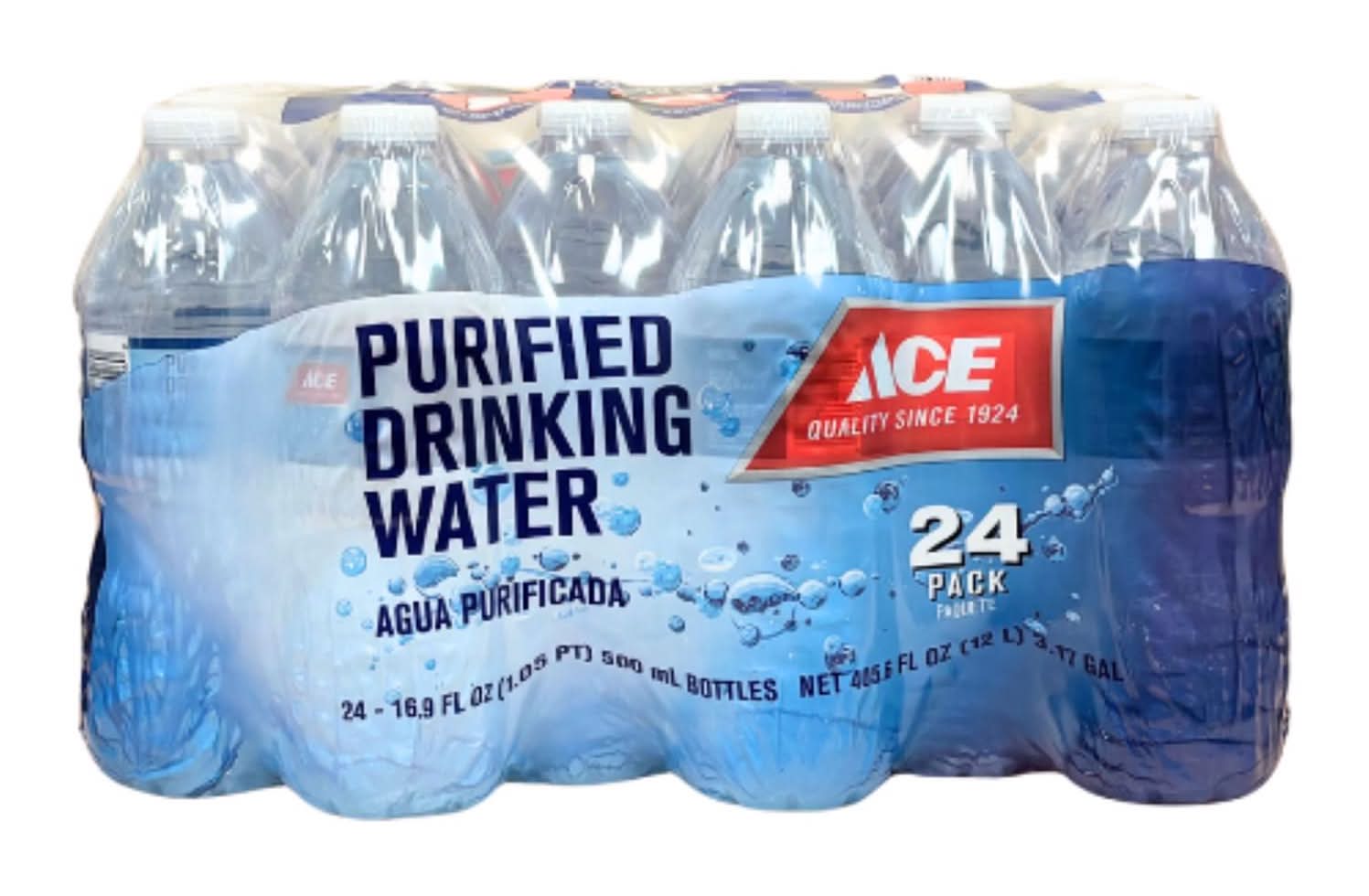 Ace Bottled Water 16 Oz 24 Pk