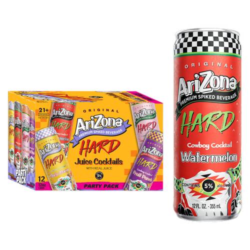 Arizona Hard Juice Cocktail Party pack (12 pack, 12 fl oz)