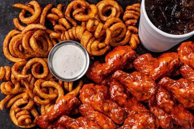 Order 16  Bone-In Wings Combo food online from It's Just Wings store, Oldsmar on bringmethat.com
