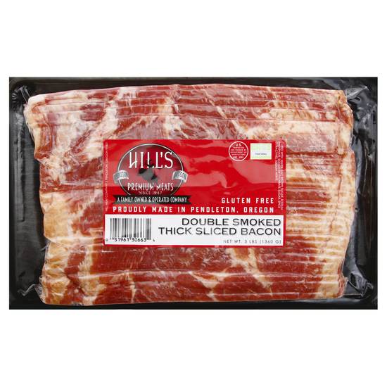 Hill's Double Smoked Thick Sliced Bacon