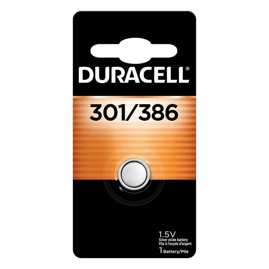 Duracell 301/386 Silver Oxide Battery 1.5v