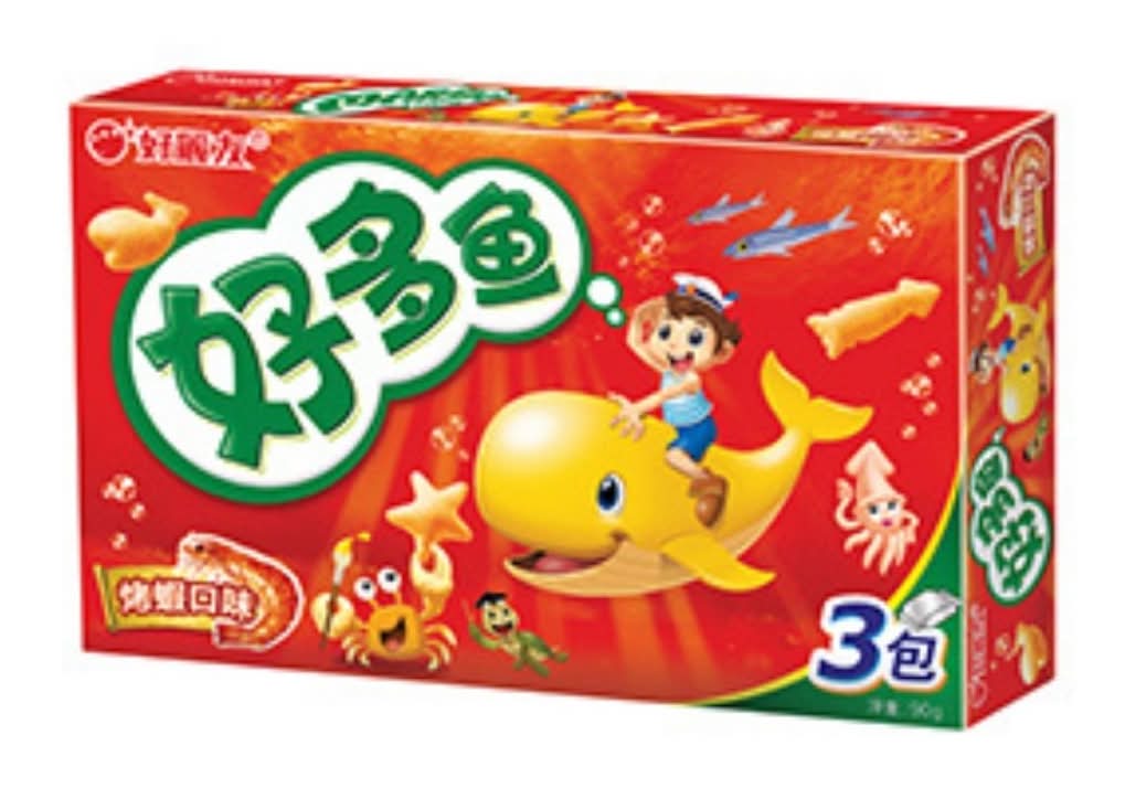 好麗友好多魚餅乾(烤蝦)90g