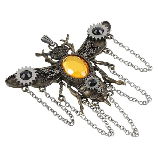 Found Objects Bee Pendant By Bead Landing