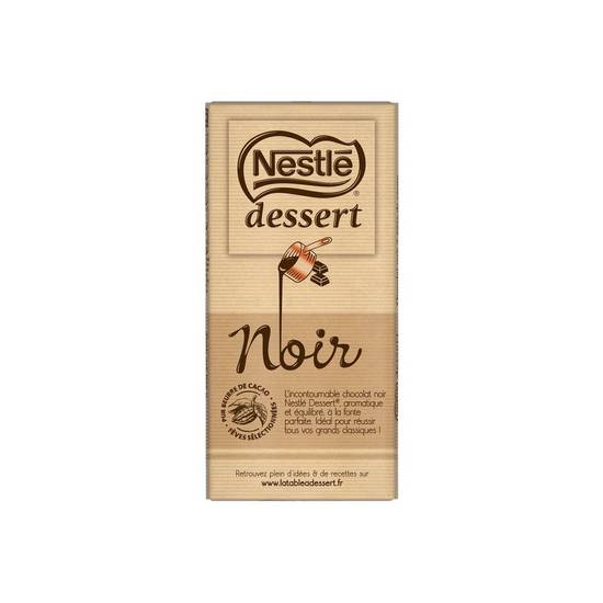 Tablette de chocolat noir dessert Nestle 205g