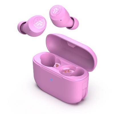 JLab Go Air Pop True Wireless Bluetooth Earbuds, Pink