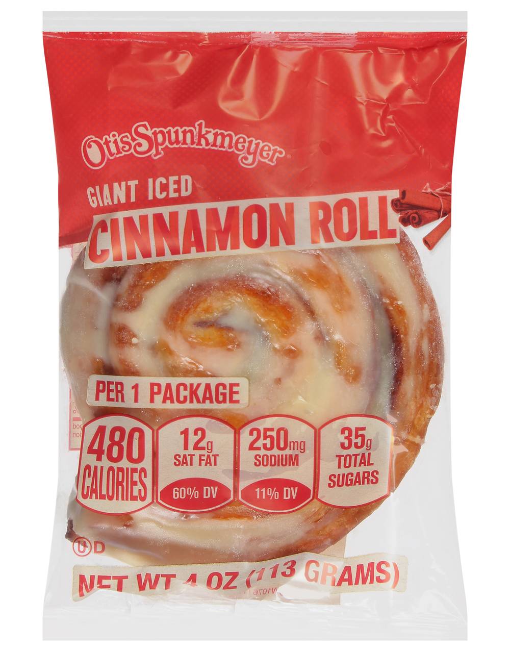 Otis Spunkmeyer Individually Packaged Cinnamon Rolls (12 ct, 4 oz)