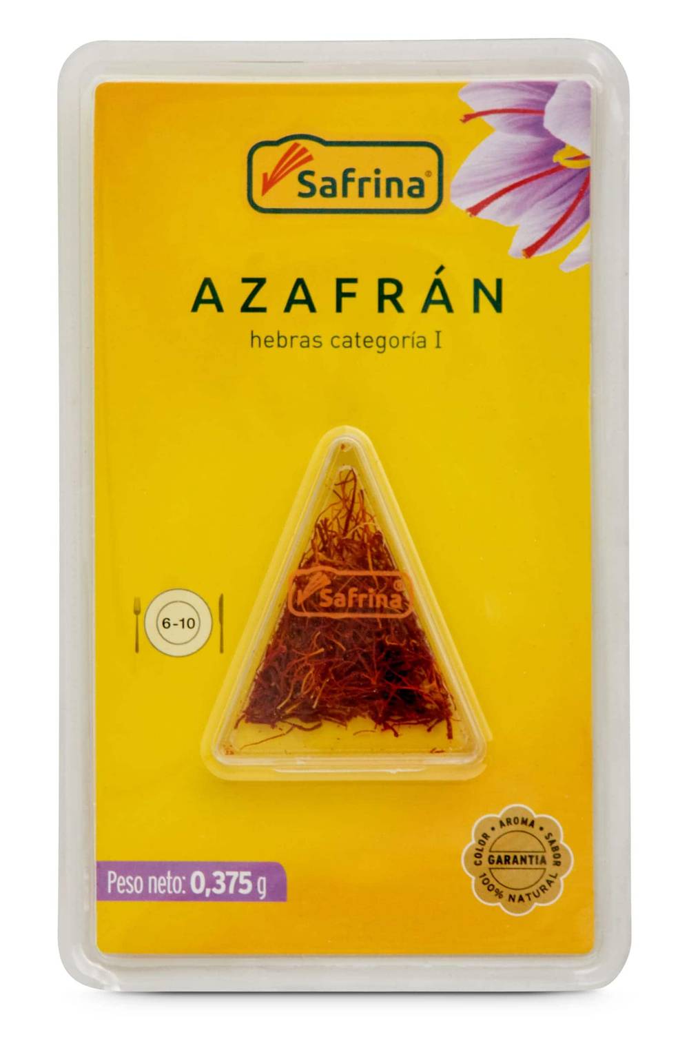 Azafrán En Hebras Safrina Caja 0.375 G