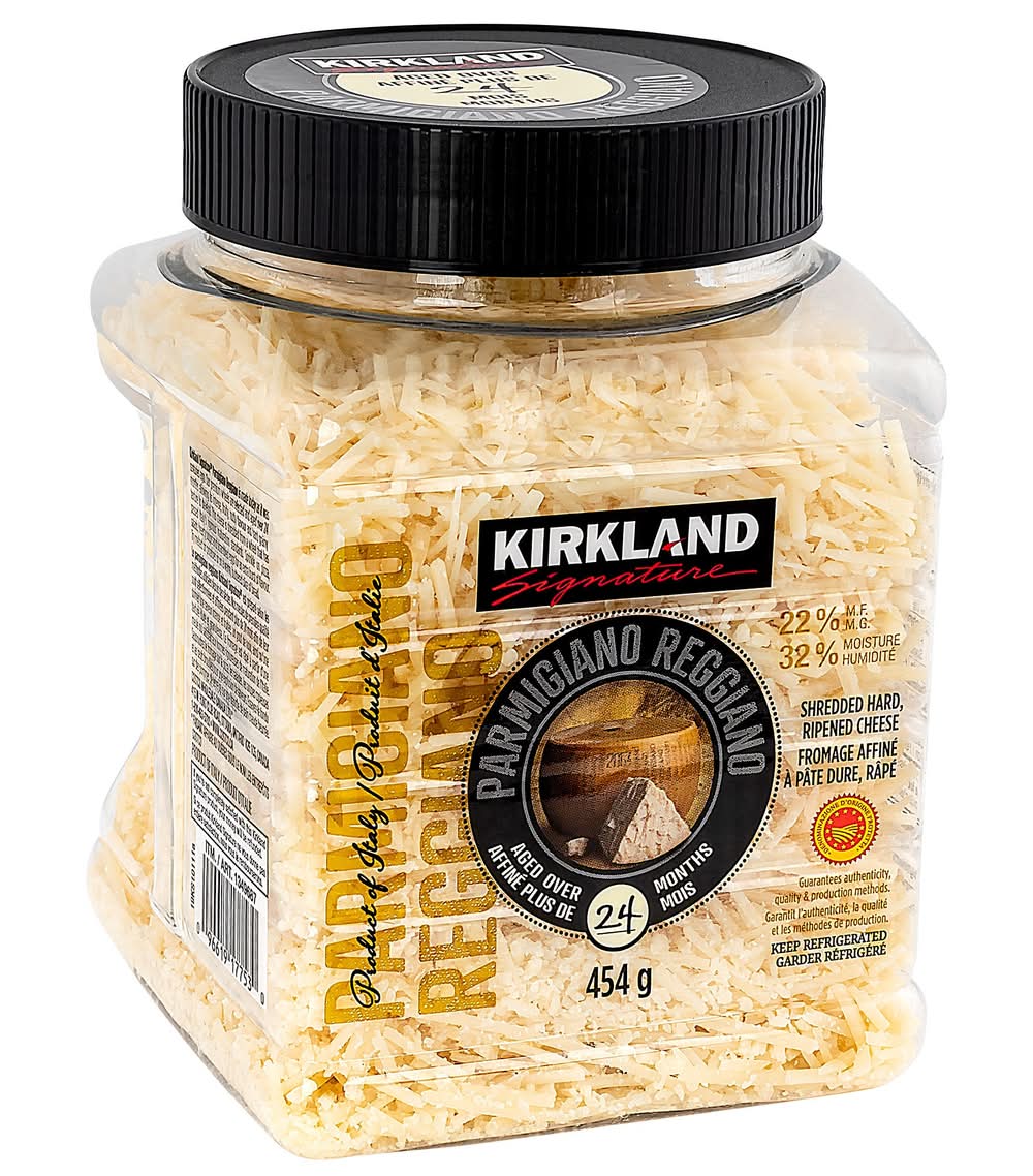 Kirkland Signature - Parmigiano Reggiano Râpé, 454 G / Kirkland Signature Shredded Parmigiano Reggiano, 454 G