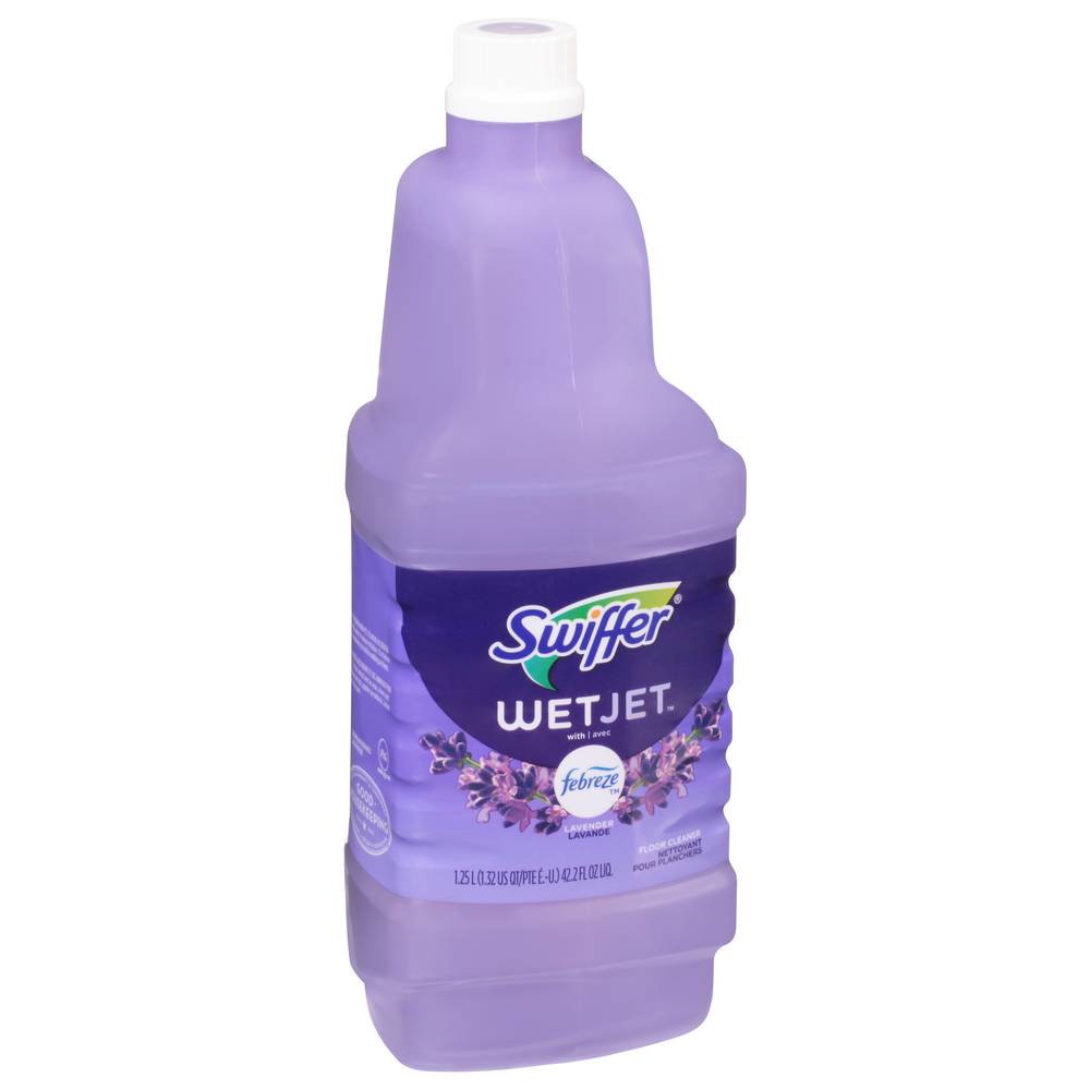 Swiffer Wetjet Lavender Flavor Floor Cleaner With Febreze (42 fl oz)