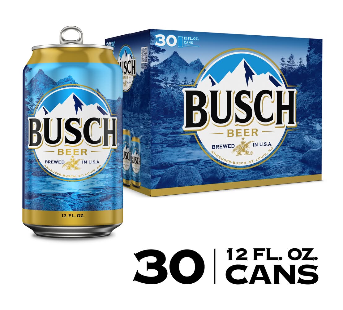 Busch Angler Series Beer (30 x 12 fl oz)