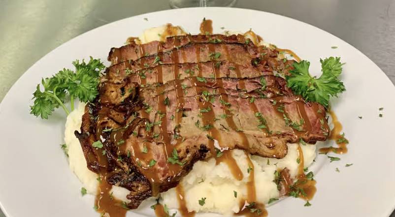 Beef Brisket and Mashed Potatoes