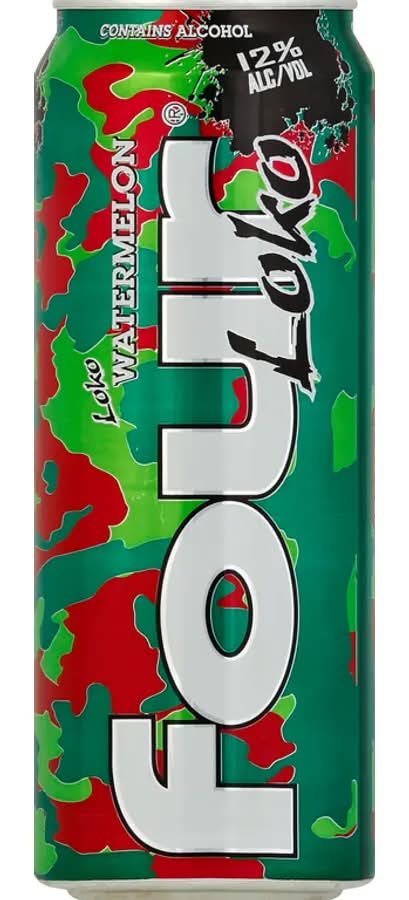 Four Loko Watermelon Malt Liquor Beer