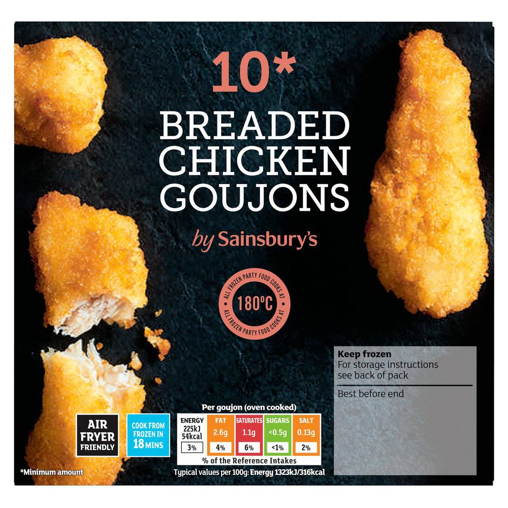 Sainsbury's Breaded Chicken Goujons