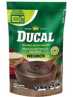 Frijoles Negros Ducal Volteados Doypack 400 g