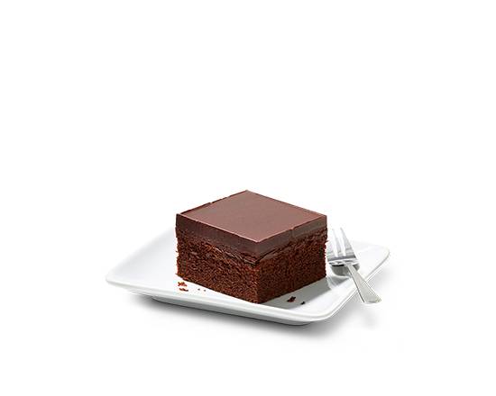 Schokoladenkuchen mit kakaohaltiger Fettglasur