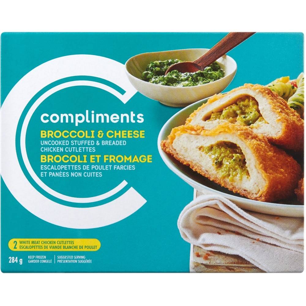 Compliments Broccoli and Cheese Chicken Cutlets (284 g)