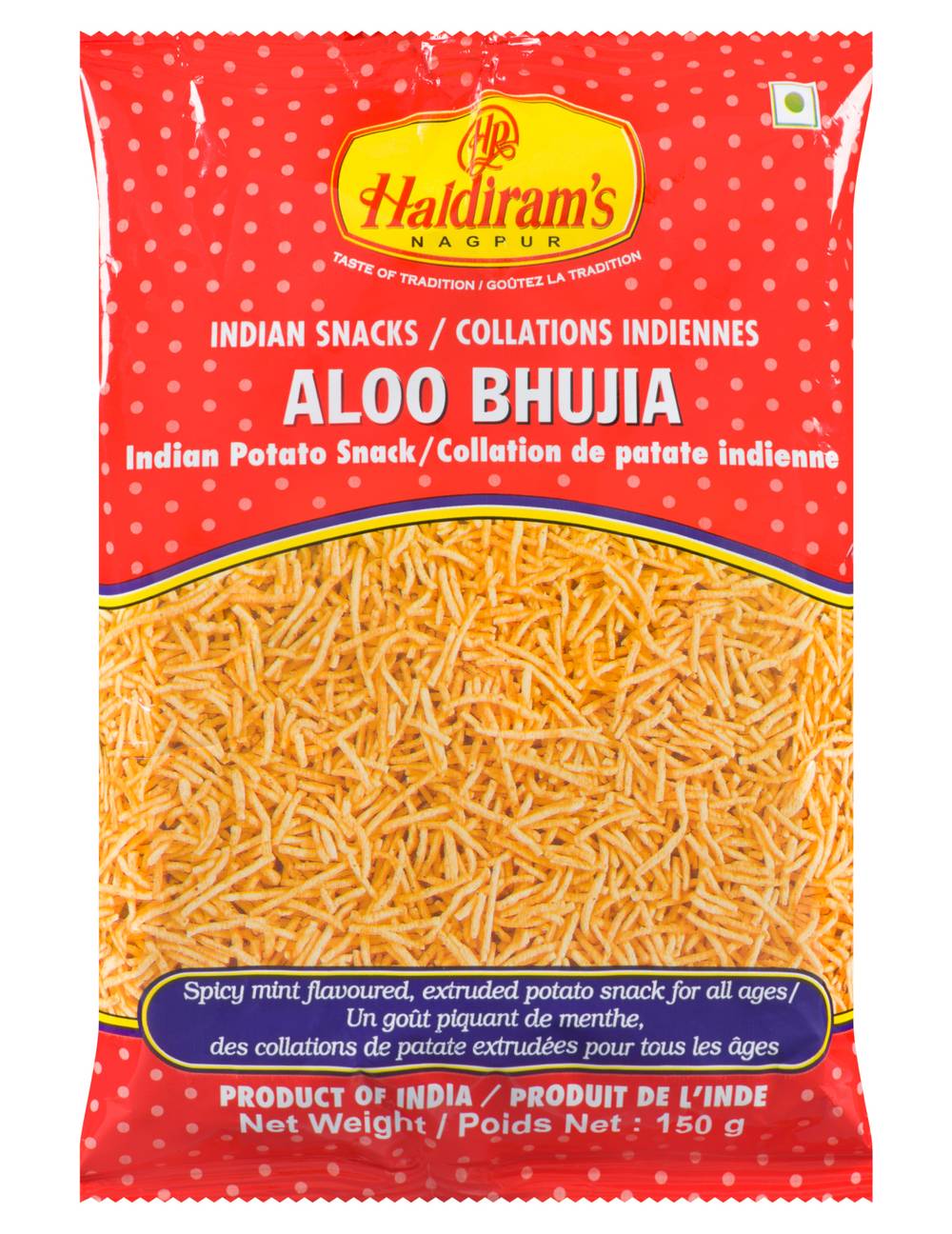Haldiram's Aloo Bhujia Indian Snacks (150 g)