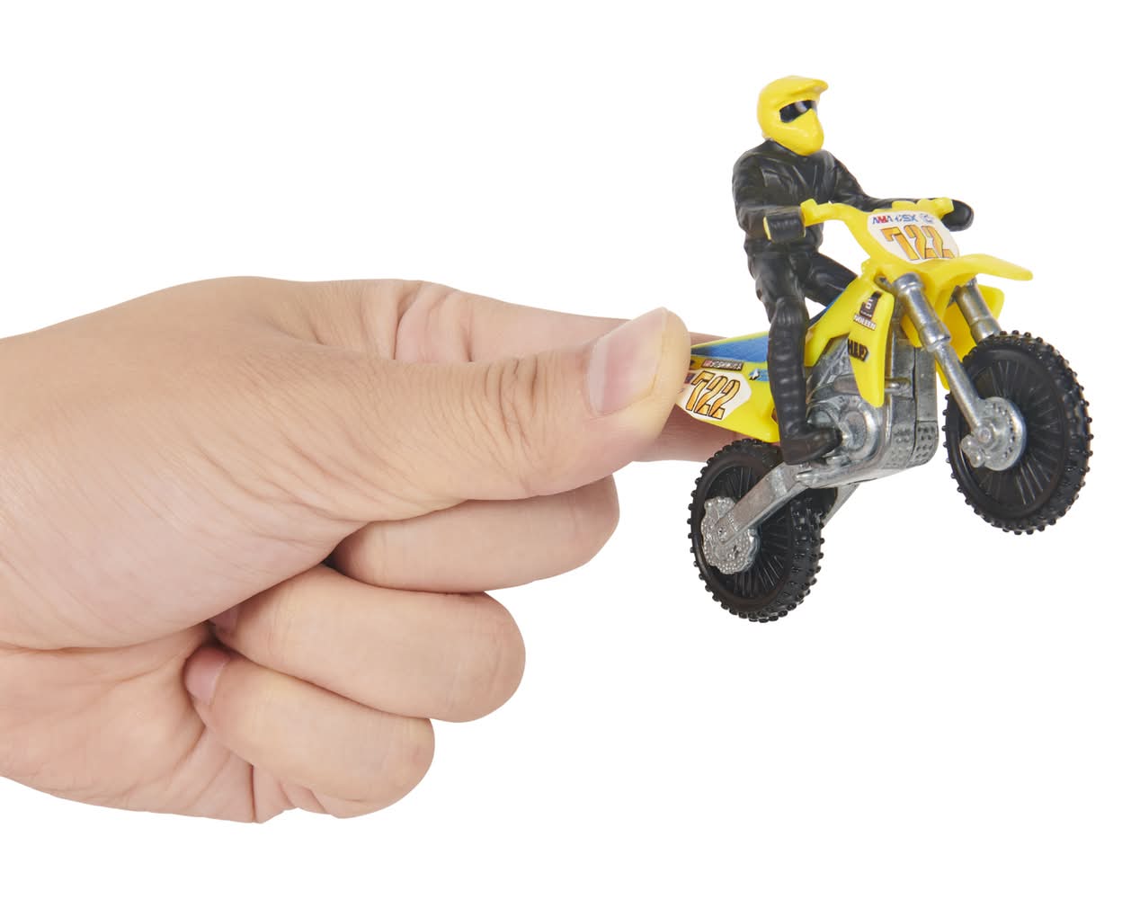 Supercross Authentic Adam Enticknap Die-Cast Motorcycle With Rider
