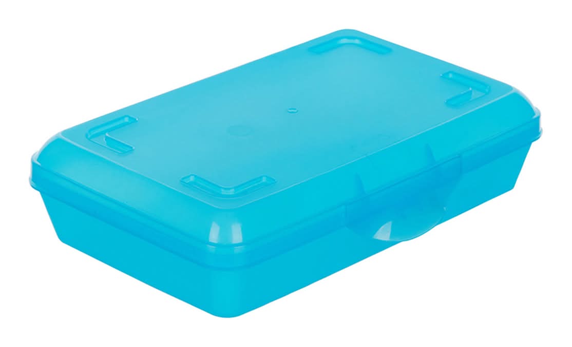 Sterilite Plastic School Pencil & Activity Box, Assorted