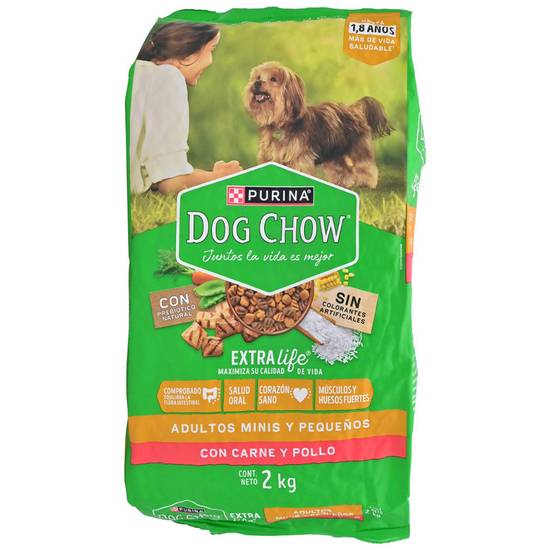 PURINA DOG CHOW ADULTOS PEQ *2KG