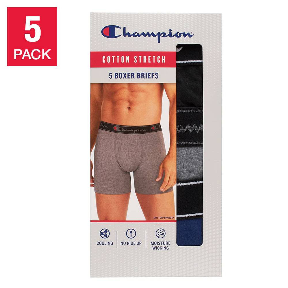 Champion Mens Boxer Brief Underwear (large/assorted)