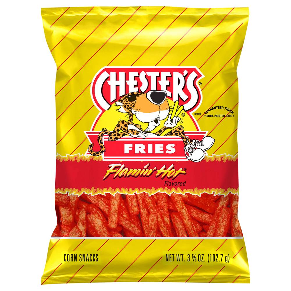 Chester's Fries Corn Snacks (flamin hot)