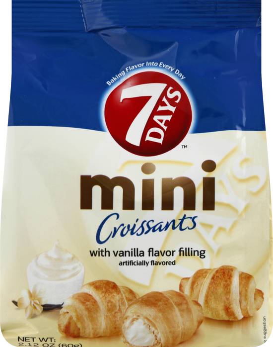 7 Days Mini Croissants With Filling (vanilla)