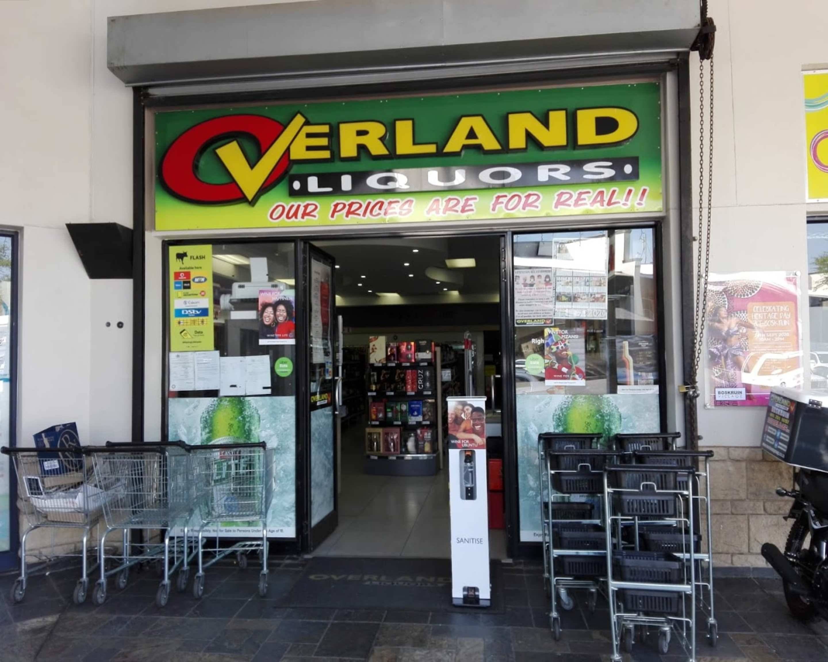 Order Overland Liquors, Boskruin Menu Delivery Online Johannesburg