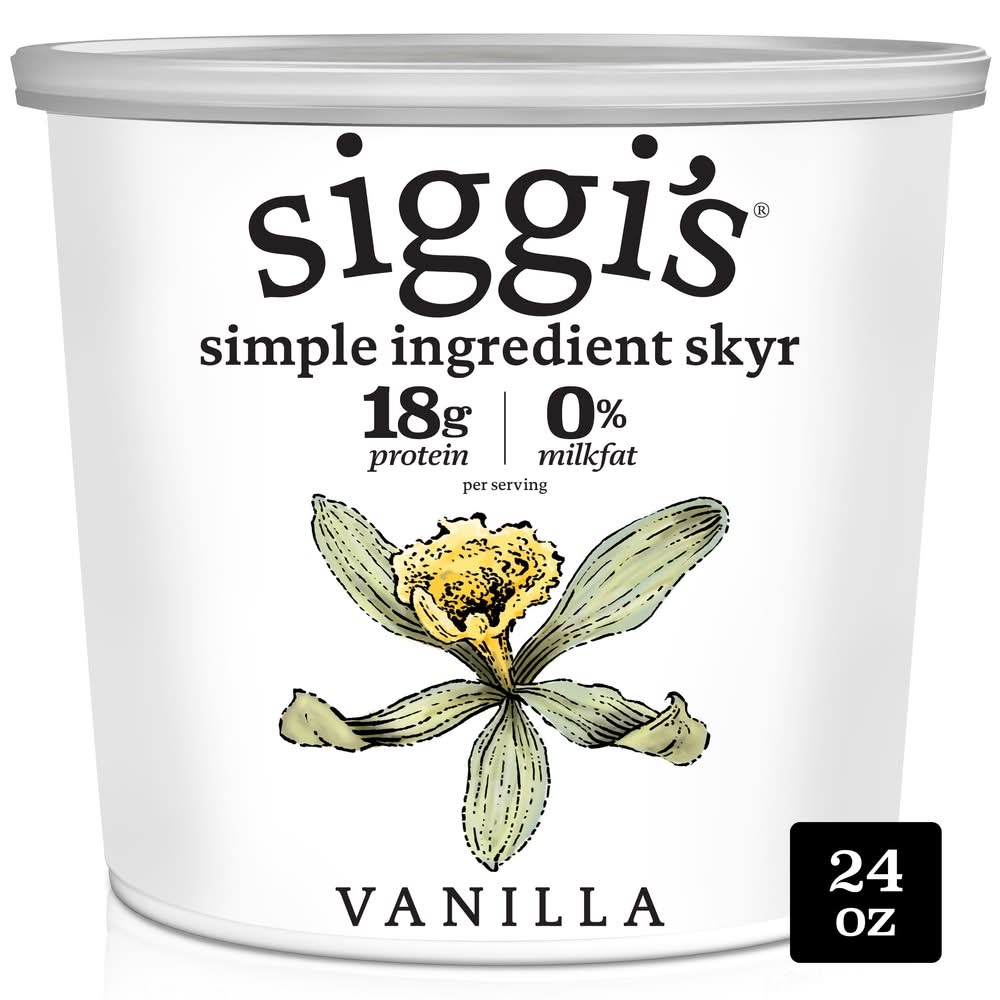 siggi's Skyr Non Fat Yogurt, Vanilla (24 oz)
