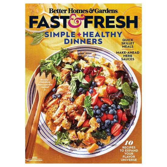 Better Homes & Gardens Simple+Healthy Dinners Fast & Fresh Magazine