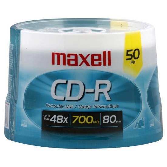 Maxell Max Data 700mb Cd-R (50 ct)